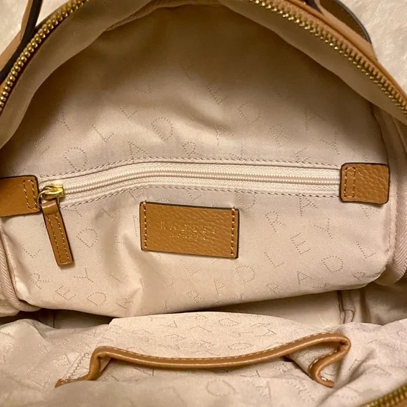 Radley Tan Italian Leather Backpack Purse – Like New Radley Tan Italian Leather Backpack Purse – Like New main image 2